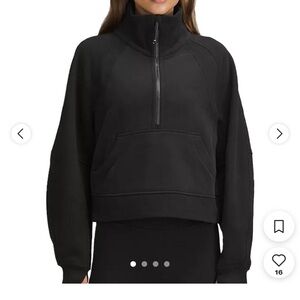 lululemon athletica Black Quarter-Zip Sweatshirt